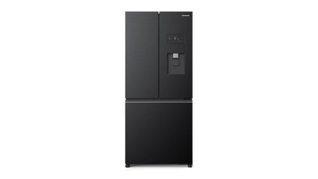 Panasonic 493L French Door Fridge Freezer with built-in water dispenser and innovative cooling technologies for optimal food freshness.