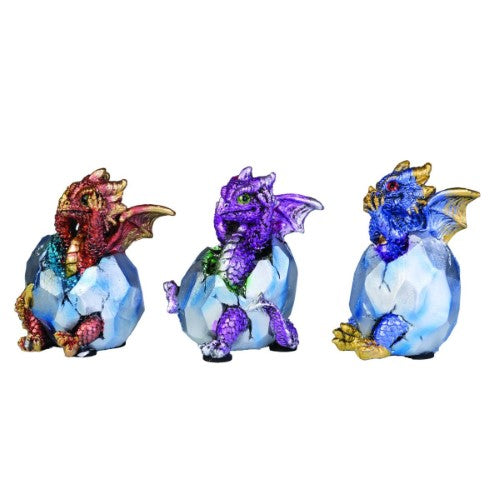 Ornament - 3 Wise Baby Dragons (8cm)