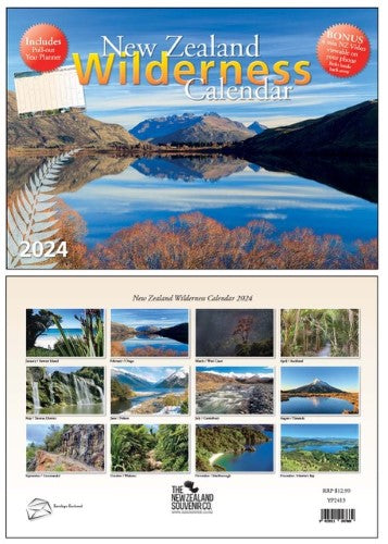2024 Wilderness Calendar A4 - Includes A3 Wall Planner