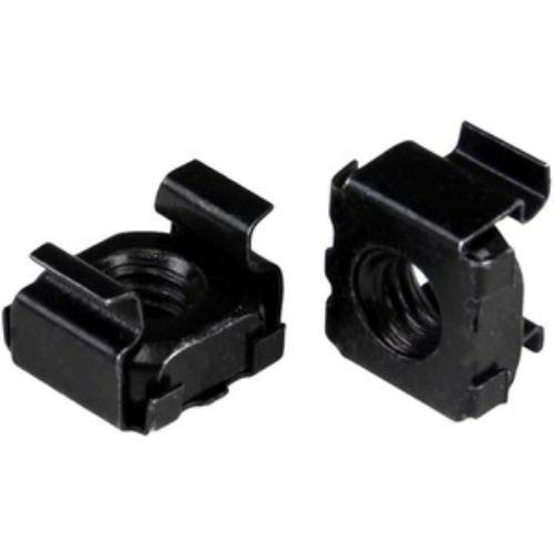 StarTech.com M5 Cage Nuts - 100 Pack, Black - Cage Nut - Steel - Black