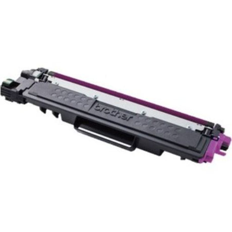 Brother TN-237 Magenta Toner Cartridge for laser printers, high yield of 2300 pages, delivers vibrant, professional-quality prints.