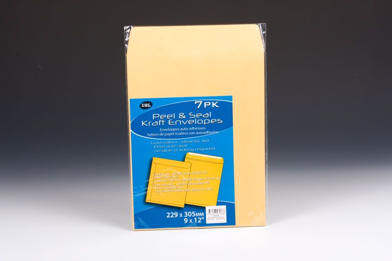 Peel And Seal Envelopes - 229 X 305mm (6 Packs)