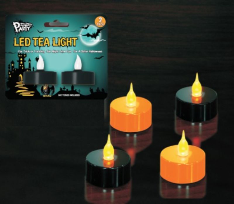 Halloween Led Tea Light (8pcs)