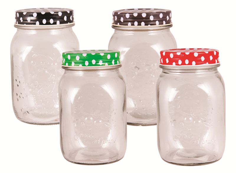 Glass Preserving Jar - Tall (Set Of 12 Assorted)