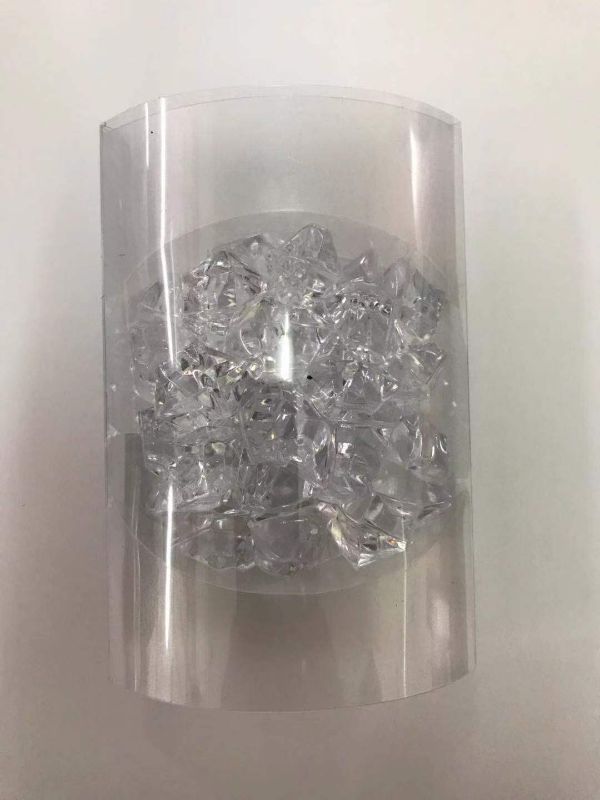 Solid Plastic Cystals - Clear (Set Of 12)