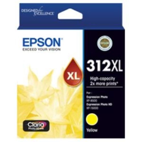 Epson Claria Photo HD 312XL Ink Cartridge - Yellow - Inkjet - High Yield