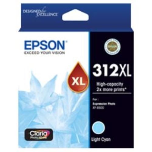 Epson Claria Photo HD 312XL Ink Cartridge - Light Cyan - Inkjet - High Yield