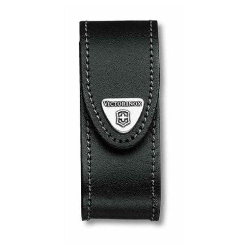 Leather Belt Pouch - VICTORINOX SAK 05690 (Black)