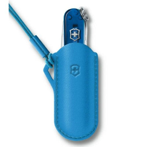 Leather Classic Pouch - VICTORINOX SAK Summer Rain (Blue)