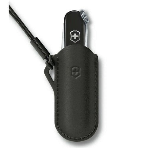 Leather Classic Pouch - VICTORINOX SAK Dark Illusion (Black)