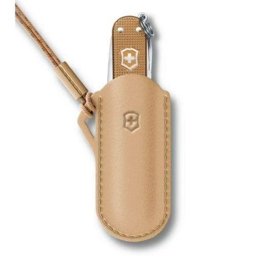 Leather Classic Pouch - VICTORINOX SAK Wet Sand (Beige)