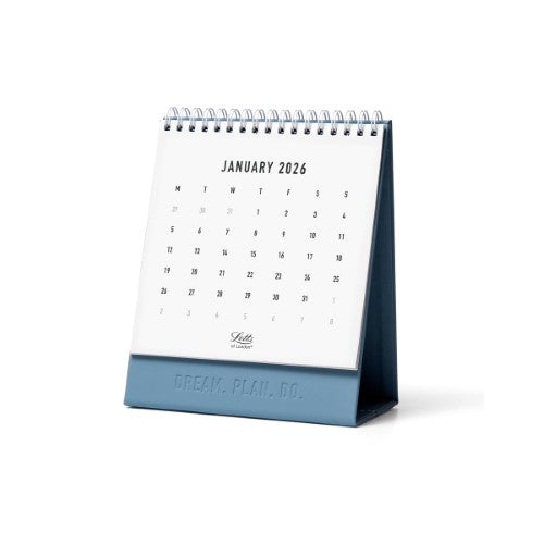 Letts of London Desk Calendar Conscious 150x180mm Ocean 2026