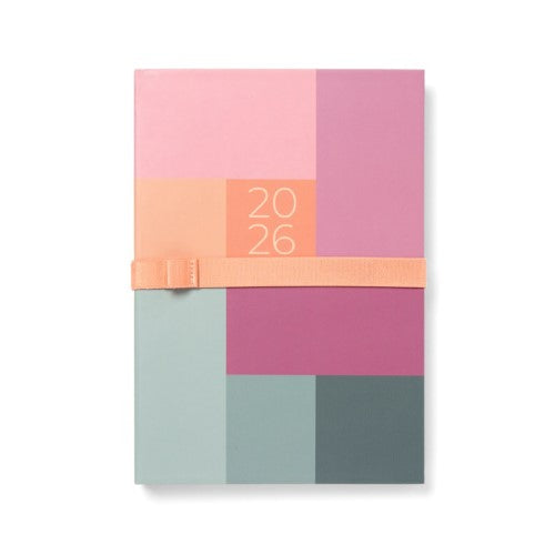 Letts of London Diary Gradient A6 WTV Rose 2026