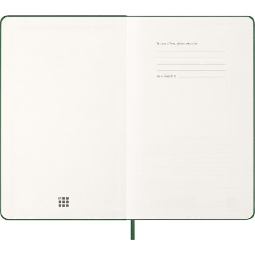 Moleskine Diary 12 Month Daily HC Large Myrtle Green 2026