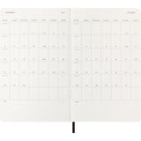 Moleskine Diary 12 Month Weekly + Notes HC Large P & E Mamba Bordeaux 2026
