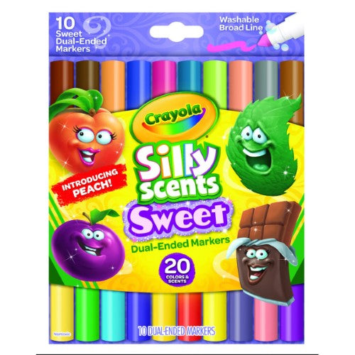 Crayola Silly Scents Sweet Dual Ended Markers 10 Pieces