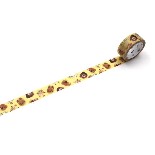 MT Washi Tape 15mm x 5m EX Animal Bread