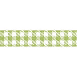 MT Washi Tape 15mm x 7m Checkered Light Moss Green