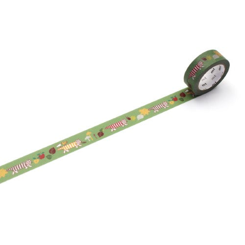 MT Washi Tape 15mm x 7m Lisa Larson Autumn Mikey