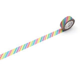 MT Washi Tape 15mm x 7m Rainbow Stripe