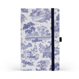 Castelli Notebook Landscapes Mid Ruled Marine Blue