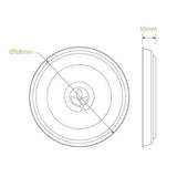 Biopak Lid Sauce Cup Biocane 30ml Natural  - 125PC
