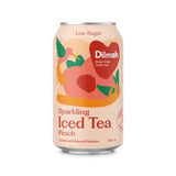 Dilmah Iced Tea Peach Low Sugar Sparkling  - 24X330ML
