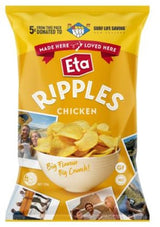 Eta Chips Ripple Cut Chicken  - 12X150G