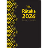 Tuhi Diary A41 Day Per Page Premium Rataka Black & Gold 2026