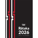 Tuhi Diary B51 Day Per Page Rataka Black Koru 2026