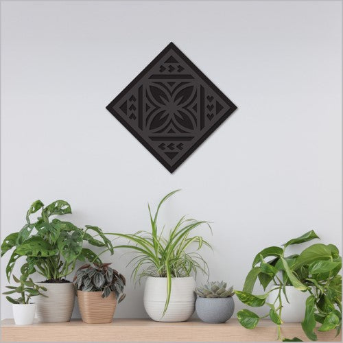 Art Square - 2 Tone Square Tapa 2 (Black ACM + Black Acrylic)