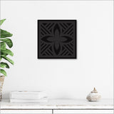 Art Square - 2 Tone Square Tapa 3 (Black ACM + Black Acrylic)