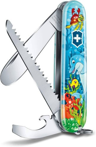 Swiss Army Knife - VICTORINOX SAK My First VICTORINOX Animal Edition (Dolphin)