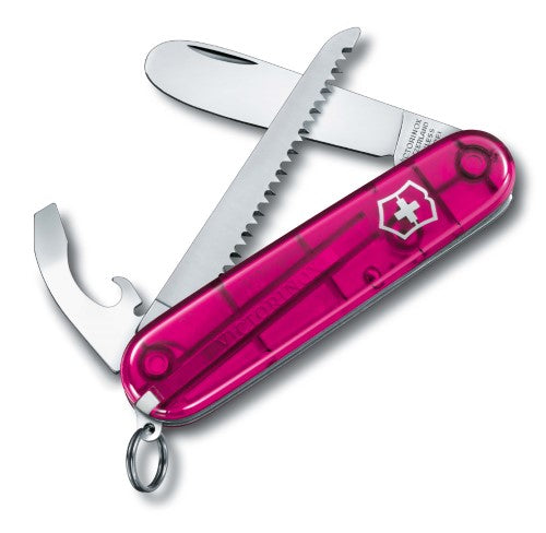 Pocket Knife - VICTORINOX SAK My First VICTORINOX (Pink Translucent)