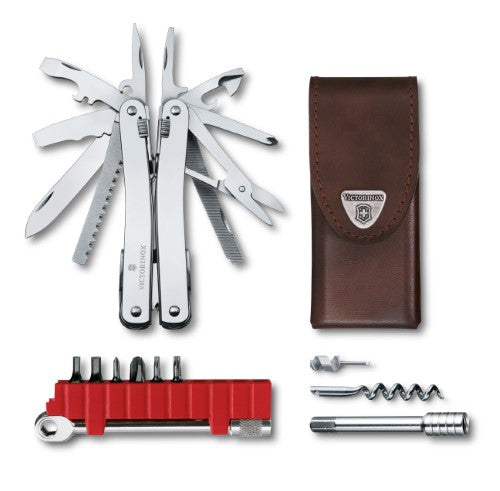 Swiss Tool - VICTORINOX SAK Spirit X Plus Ratchet w/ Lth Pouch