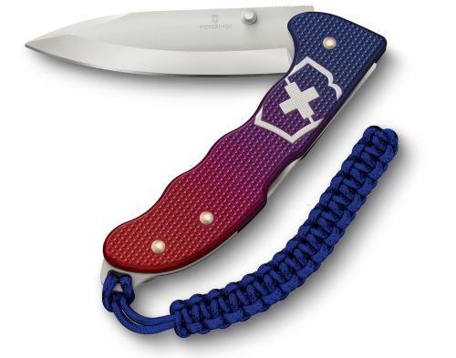 Army Knife - VICTORINOX SAK Evoke Alox (Blue and Red)