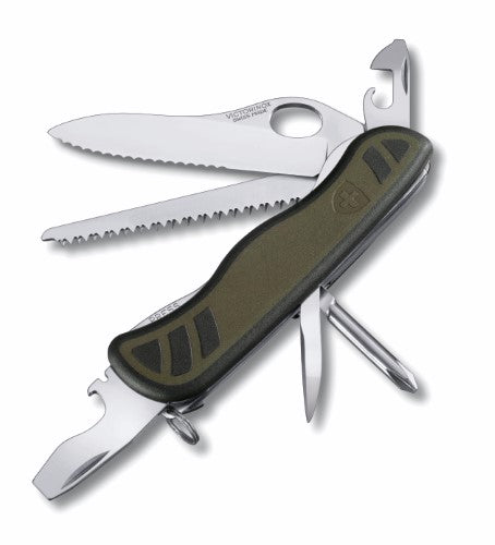 Swiss Soldier's Knife - VICTORINOX SAK (Green/Black)