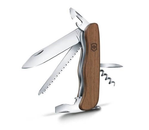 Swiss Army Knife - VICTORINOX SAK Forester Wood (Brown)