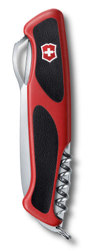 Swiss Pocket Knife - VICTORINOX SAK Ranger 61 W/Grip (Red/Black)