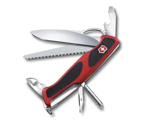 Swiss Pocket Knife - VICTORINOX SAK Ranger 78 W/Grip (Red/Black)