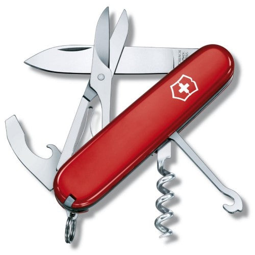 Swiss Pocket Knife - VICTORINOX SAK Compact (Red)