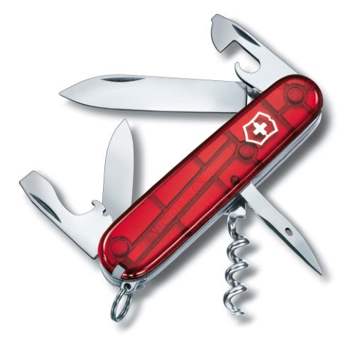 Swiss Pocket Knife - VICTORINOX SAK Spartan (Red Translucent)