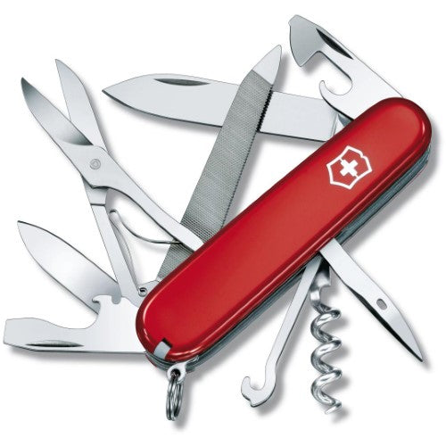 Swiss Pocket Knife - VICTORINOX SAK Mountaineer (Red)