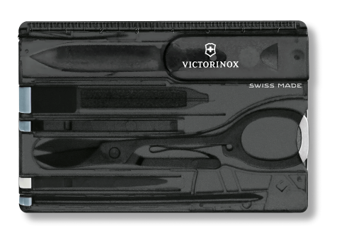 Swiss Card Classic - VICTORINOX SAK (Black Translucent)