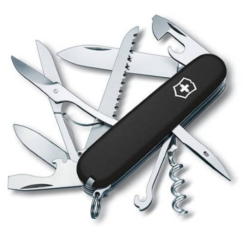Swiss Pocket Knife - VICTORINOX SAK Huntsman (Black)