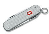 Swiss Pocket Knife - VICTORINOX SAK Classic SD Alox (Silver)