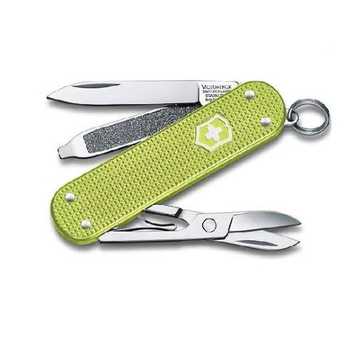 Swiss Pocket Knife - VICTORINOX SAK Classic SD Alox (Lime Twist)
