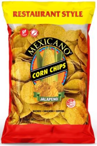 Mexicano Corn Chip Jalapeno Gluten Free  - 500G