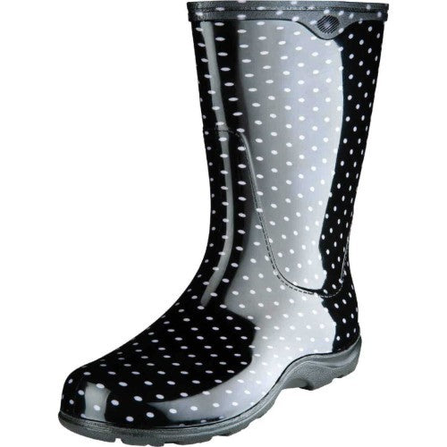 Sloggers Womens Rain Boots Polka Dot Size 9