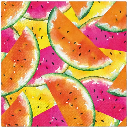 Napkins - PAW Juicy Watermelons 33 x 33cm (Pack of 20)